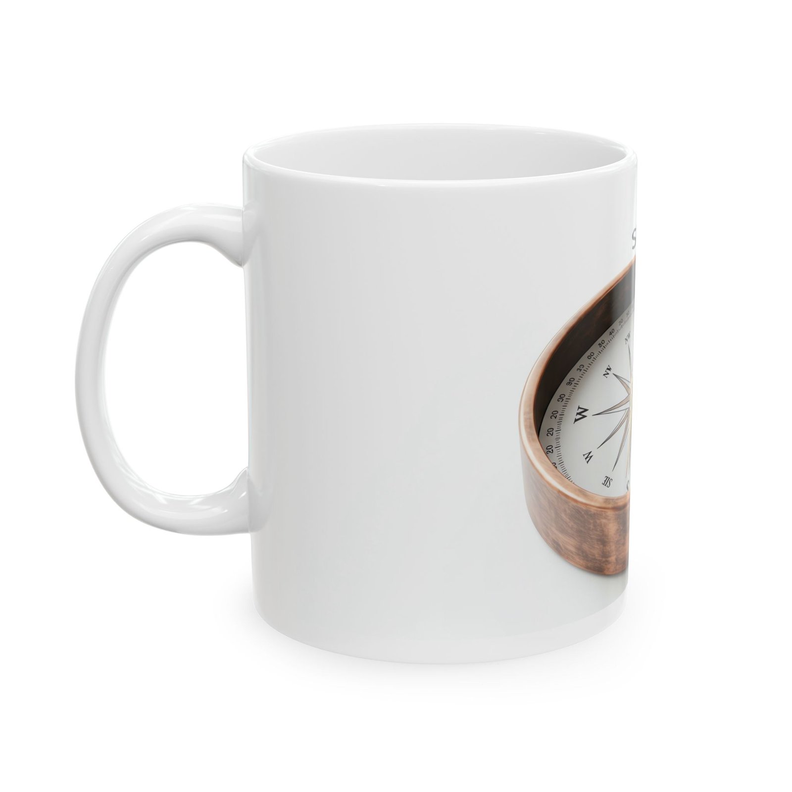 Success Compass Mug | Inspirational Ceramic Coffee Cup for Motivational Gift, Office Decor, Birthday, Graduation - Image 3