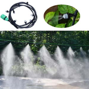 New Irrigation 10Meters 10 Sprinklers Nozzles Water Sprayer Misting