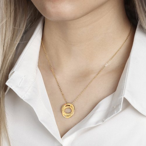 Mom Necklace With Kids Names Birthstones, Children Birthstone Jewelry - Image 4